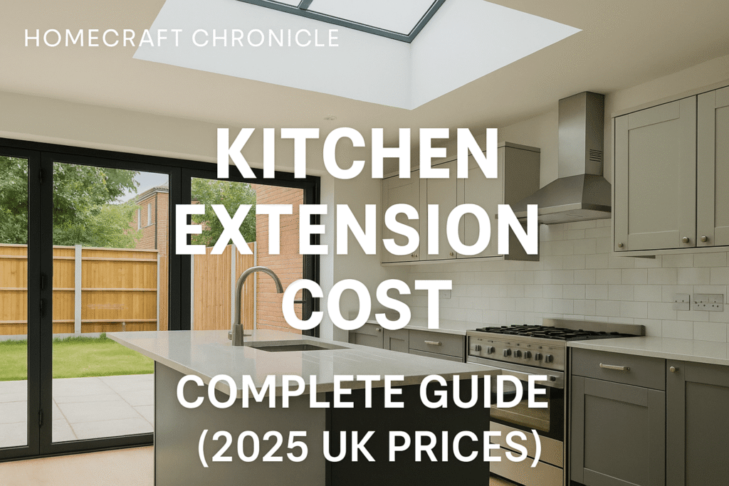 Kitchen extension cost guide 2025 UK