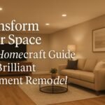 Modern Basement Retreat with Cozy Decor
