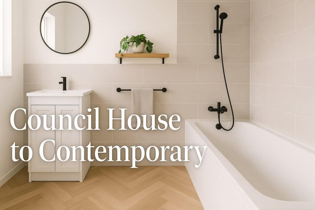 Modern Council Bathroom Makeover