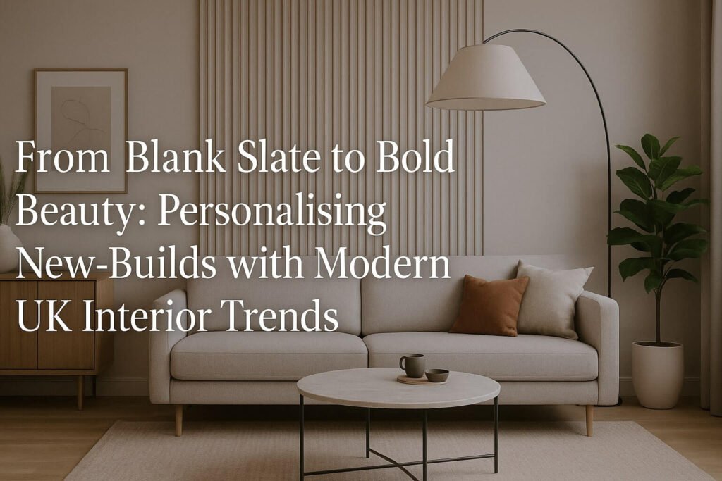 Personalising New-Builds with Modern UK Interior Trends